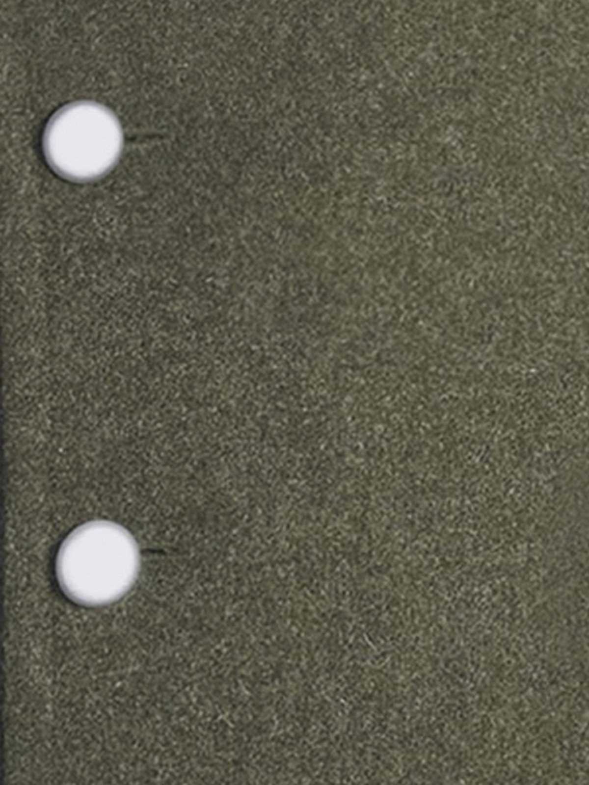 Chaquetón de lana verde — detalle del tejido