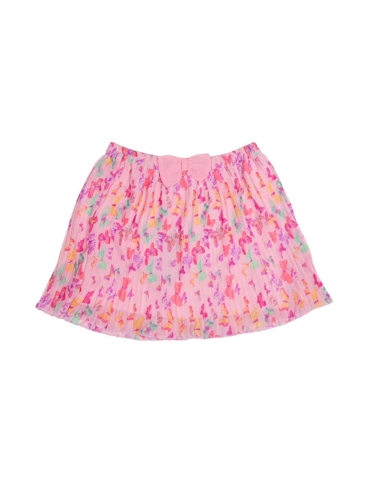Falda plisada estampada