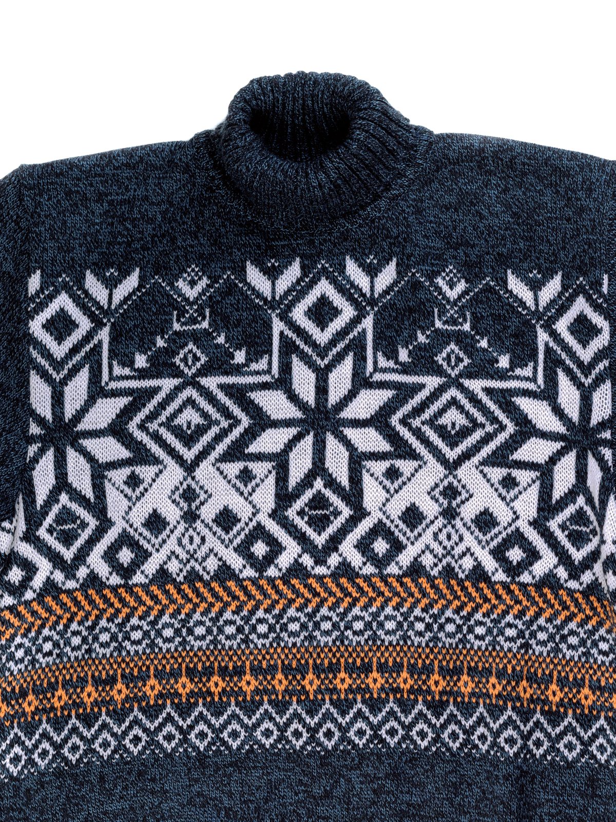 Jersey nórdico de copos — detalle