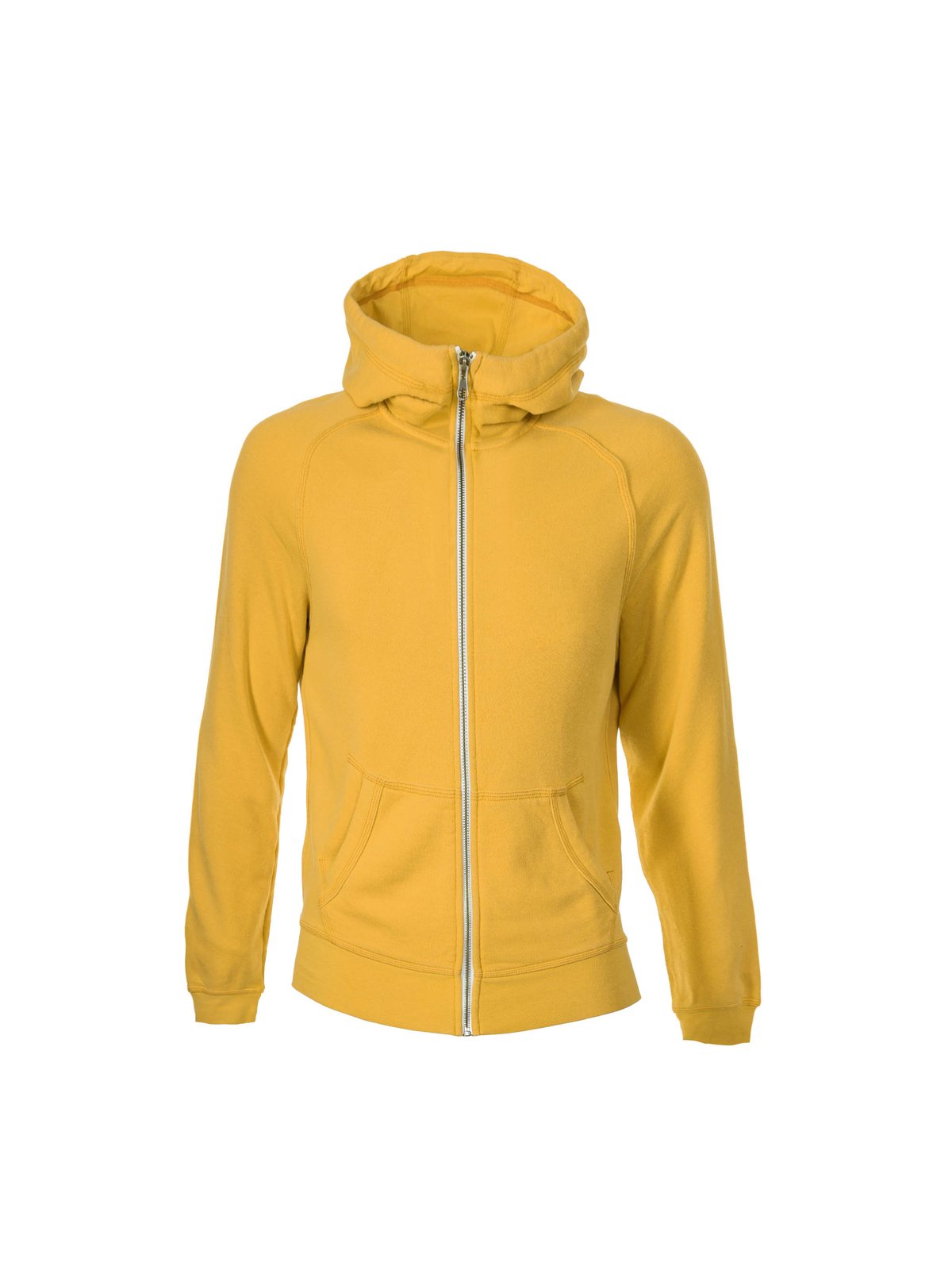 Sudadera con capucha mostaza